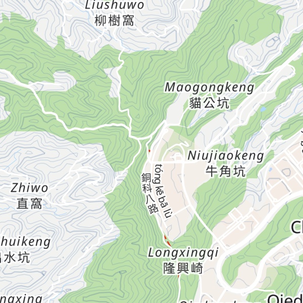 Map of Hutoukanshan