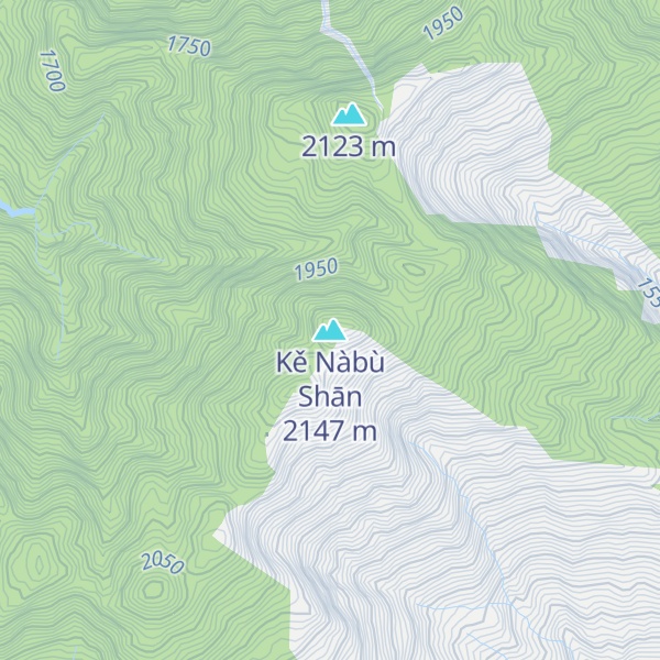 Map of Kě Nàbù Shān