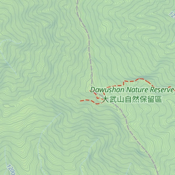 Map of Yidingshan