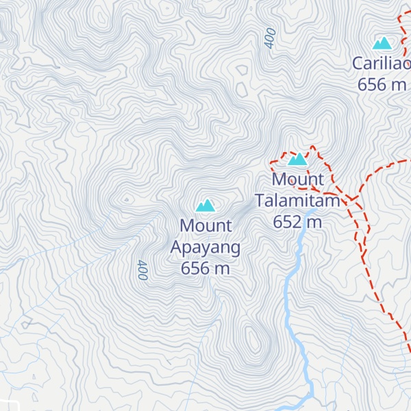 Map of Mount Apayang