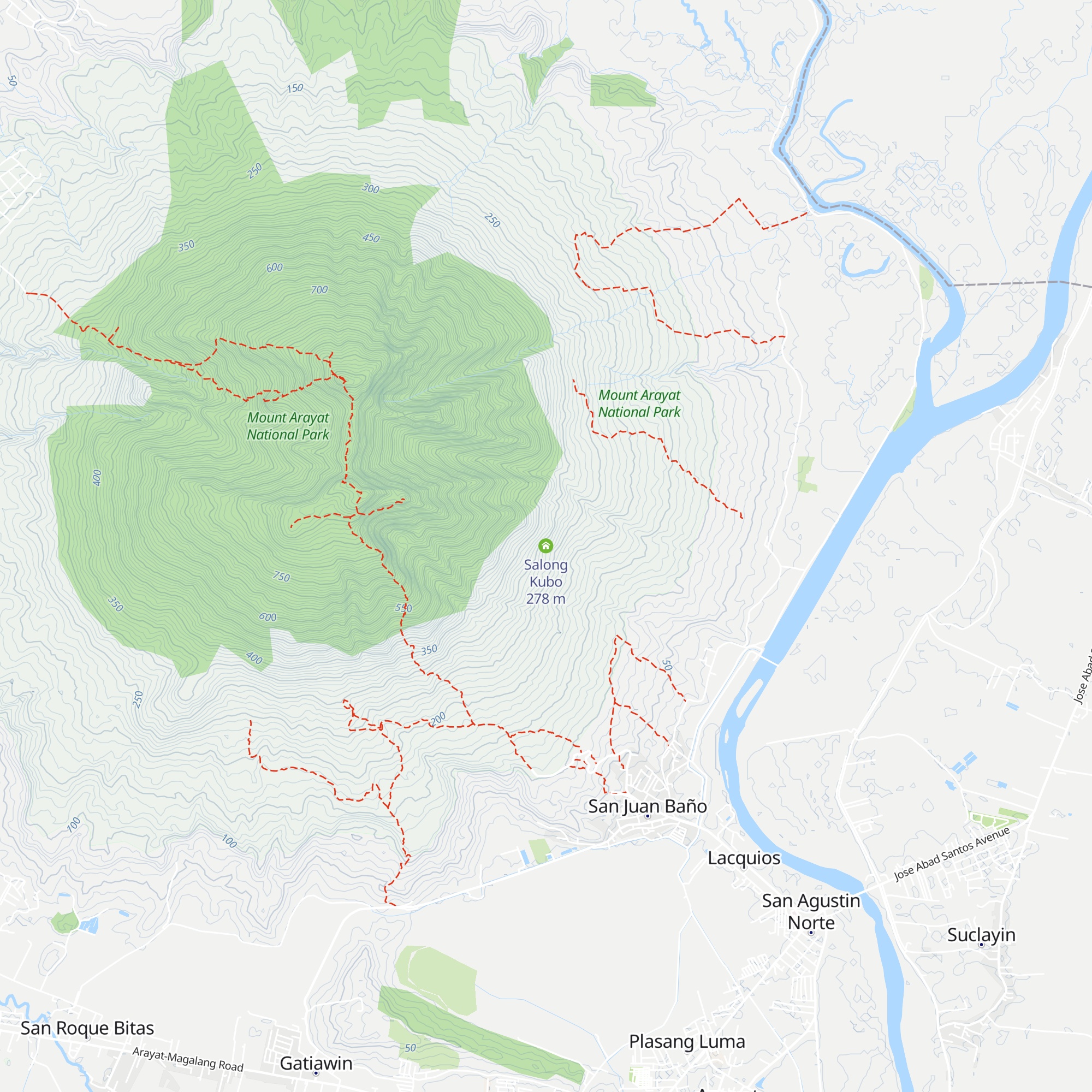 Salong Kubo map