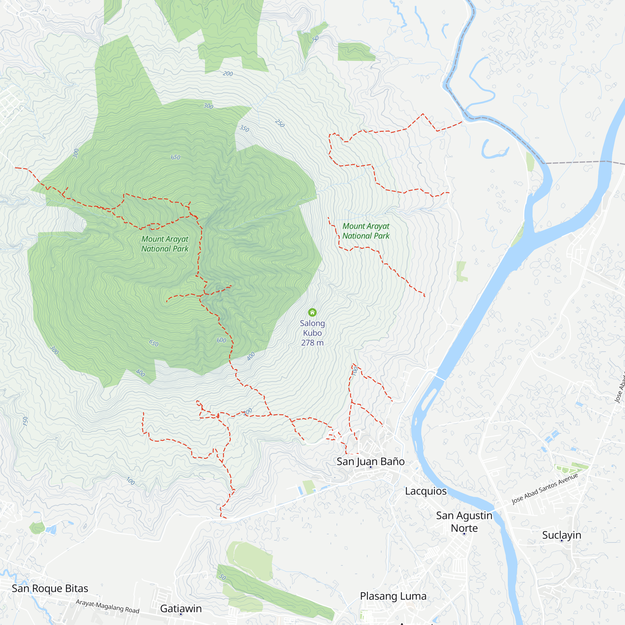 Salong Kubo map