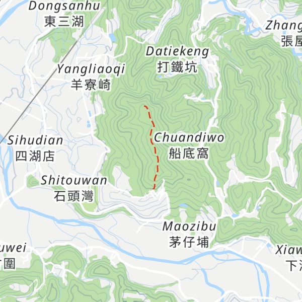 Map of Kāng Láng Pǔ Shān