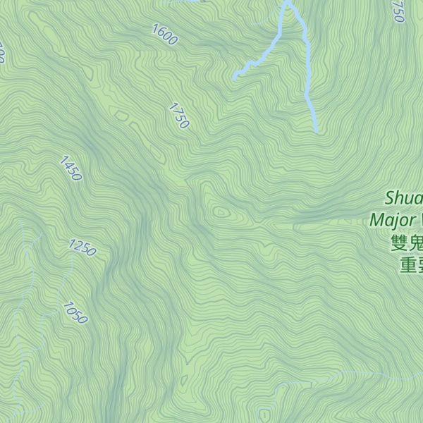 Map of Mt. Xiadie'er