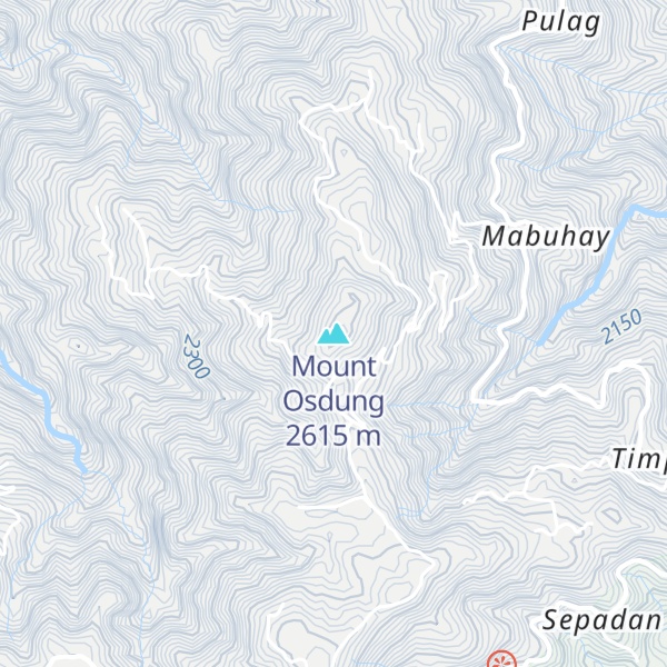 Map of Mount Osdung