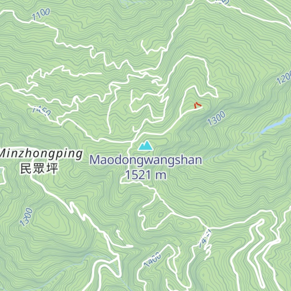 Map of Maodongwangshan