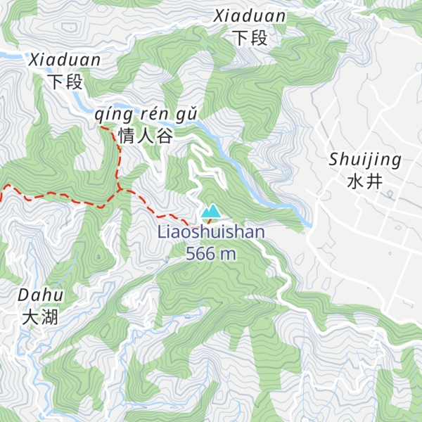 Map of Liaoshuishan