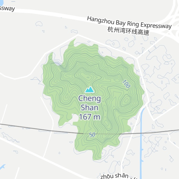 Map of Cheng Shan