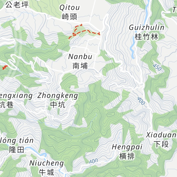 Map of Gōng Luó Píng Běifēng