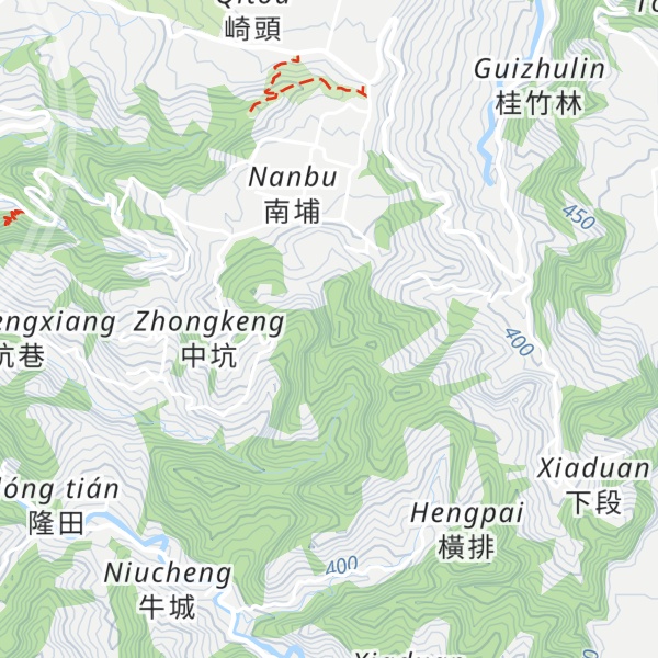 Map of Gōng Luó Píngshān