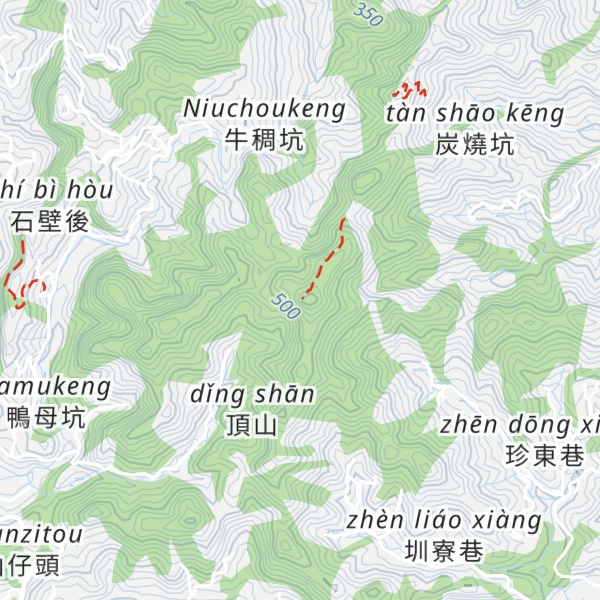Map of Shiweiqiangshan