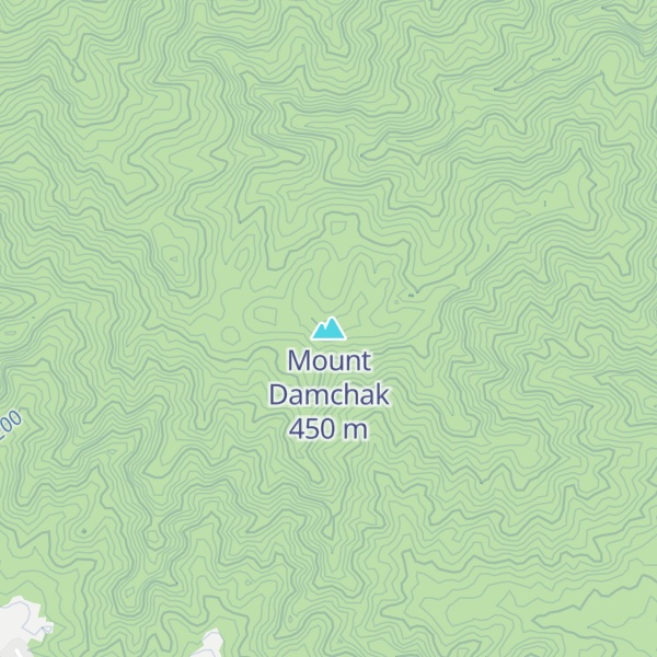 Map of Mount Damchak
