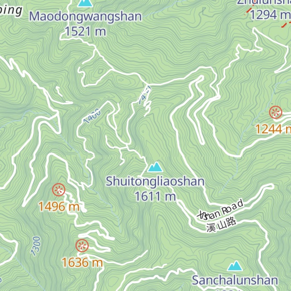 Map of Yangtoulun