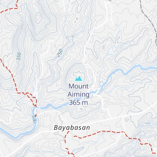 Map of Mount Aiming