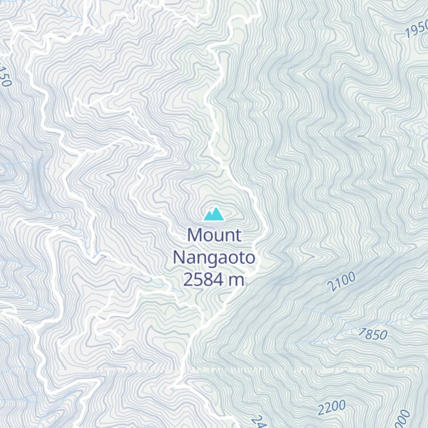 Map of Mount Nangaoto