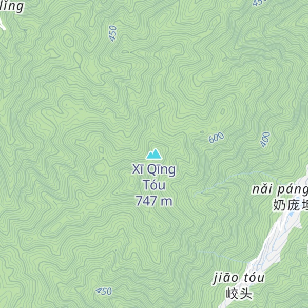 Map of Xī Qīng Tóu