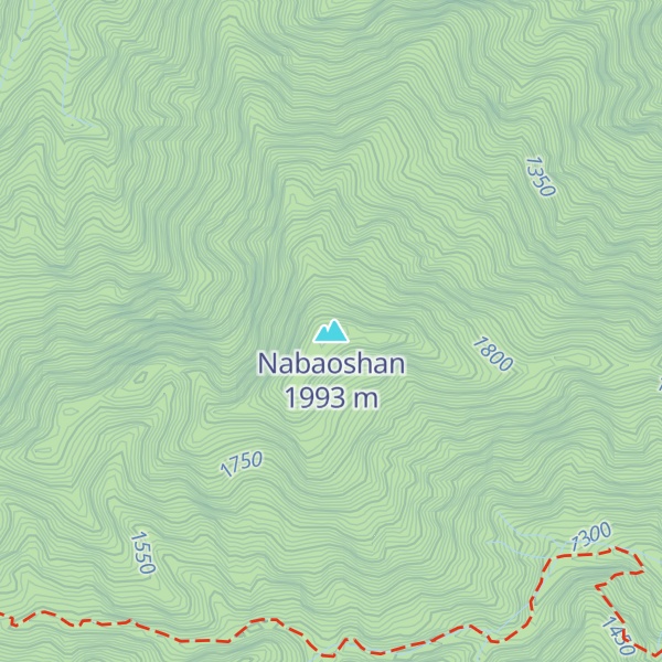 Map of Nabaoshan