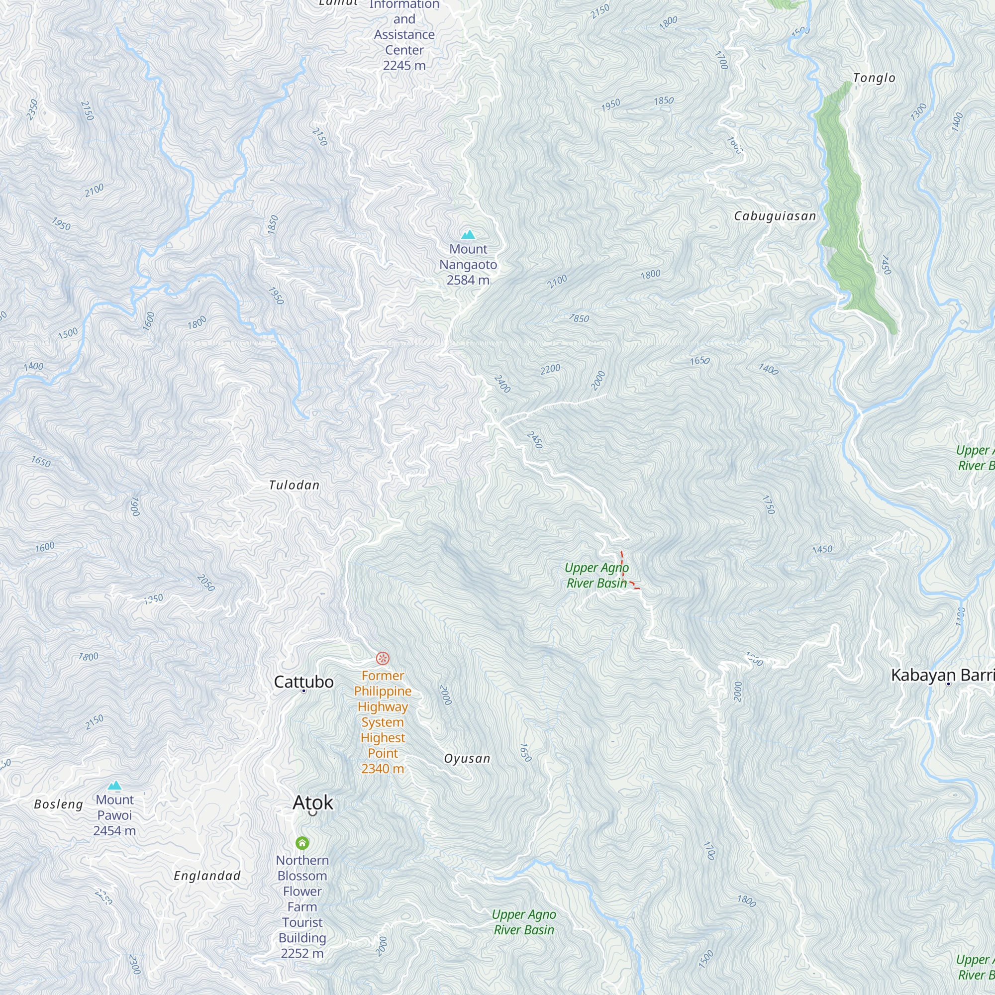 Mount Timbak map