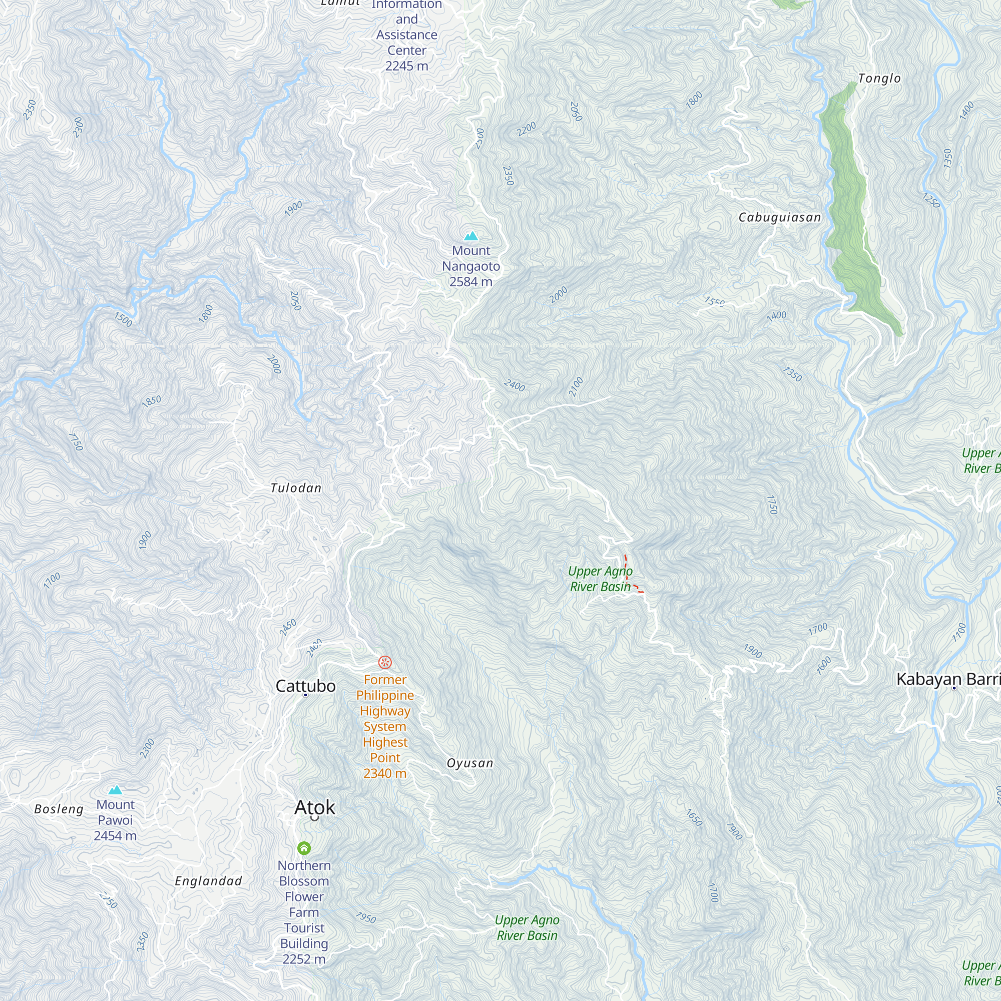 Mount Timbak map