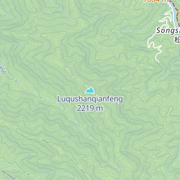 Map of Luqushanqianfeng