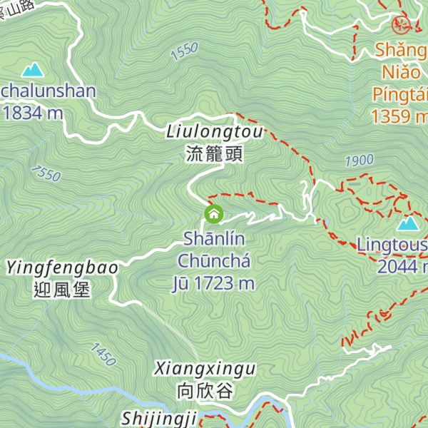 Map of Shānlín Chūnchá Jū