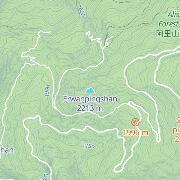 Map of Erwanpingshan