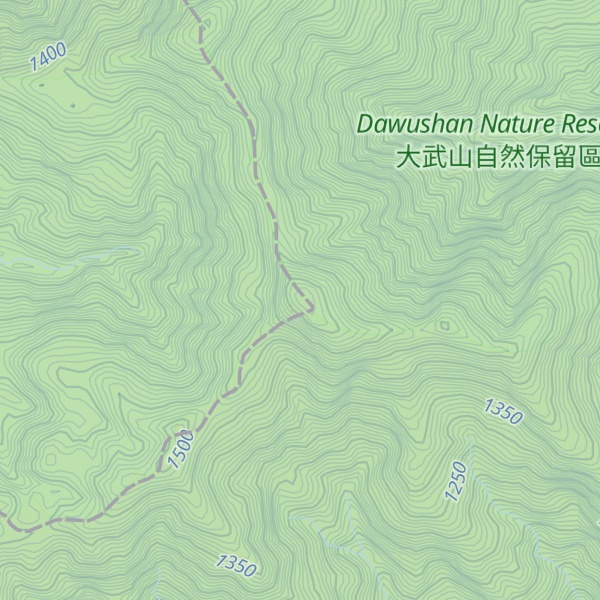 Map of Guzilunshan