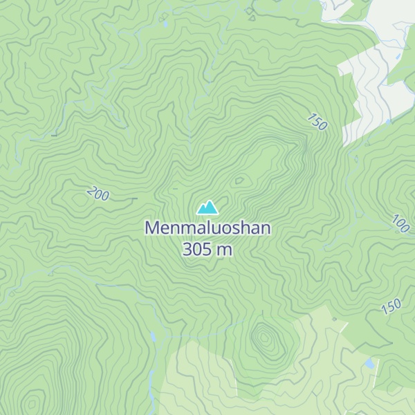 Map of Menmaluoshan