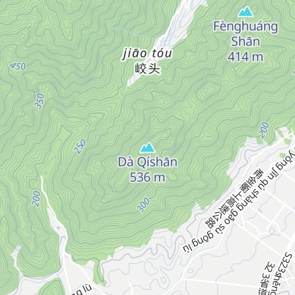 Map of Dà Qíshān
