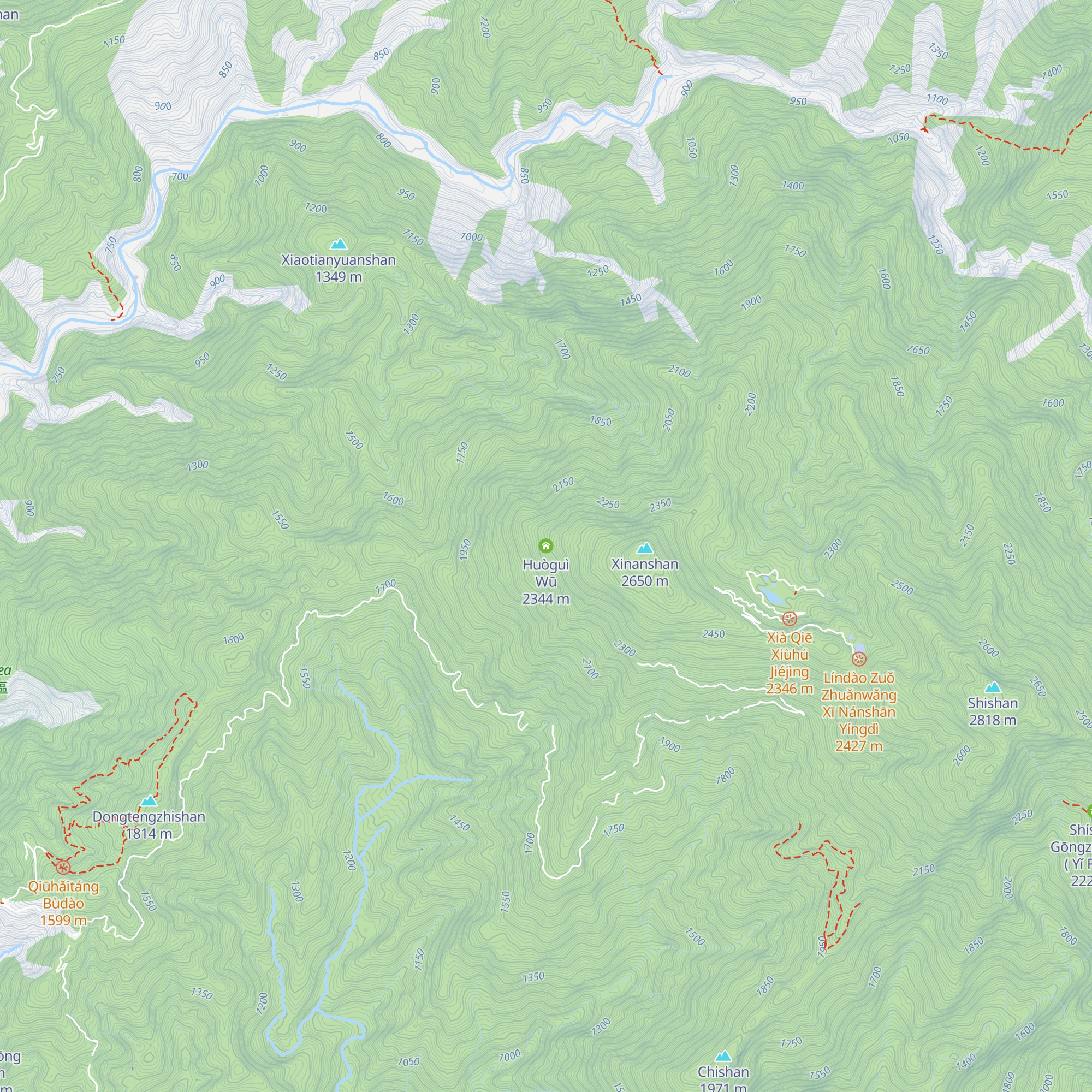 Huòguì Wū map