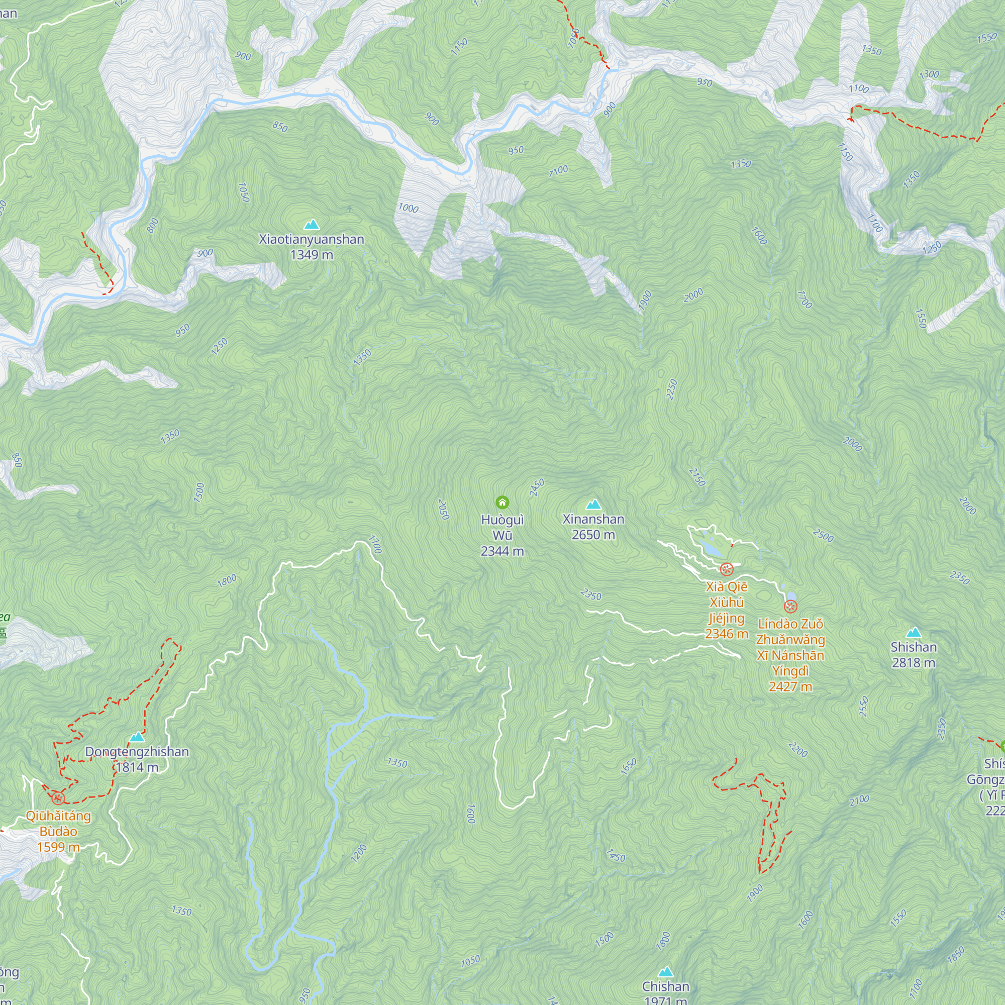 Huòguì Wū map