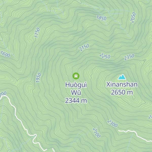 Map of Huòguì Wū