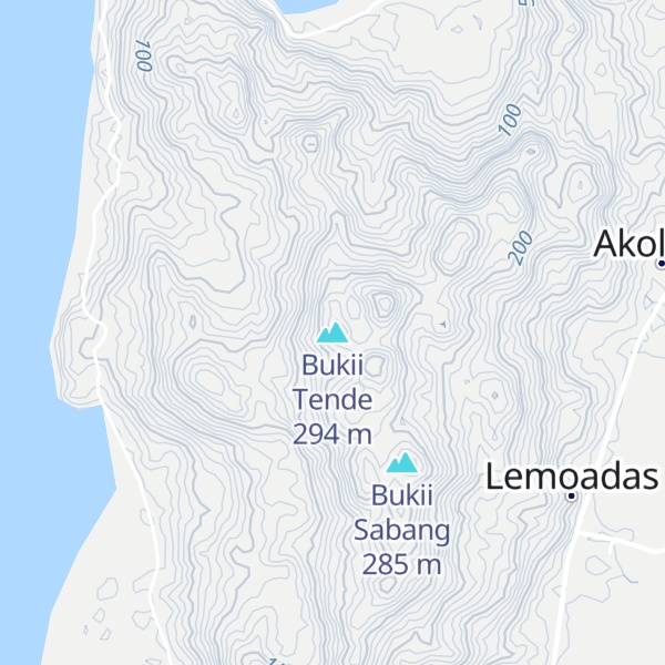 Map of Bukii Tende