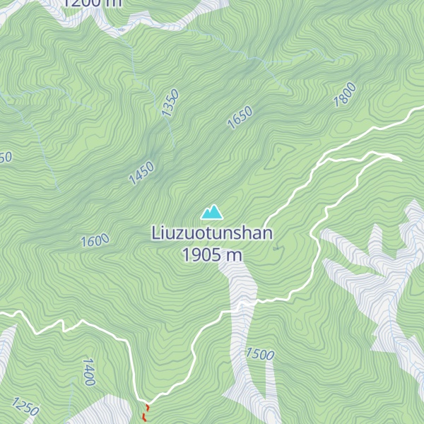 Map of Liuzuotunshan