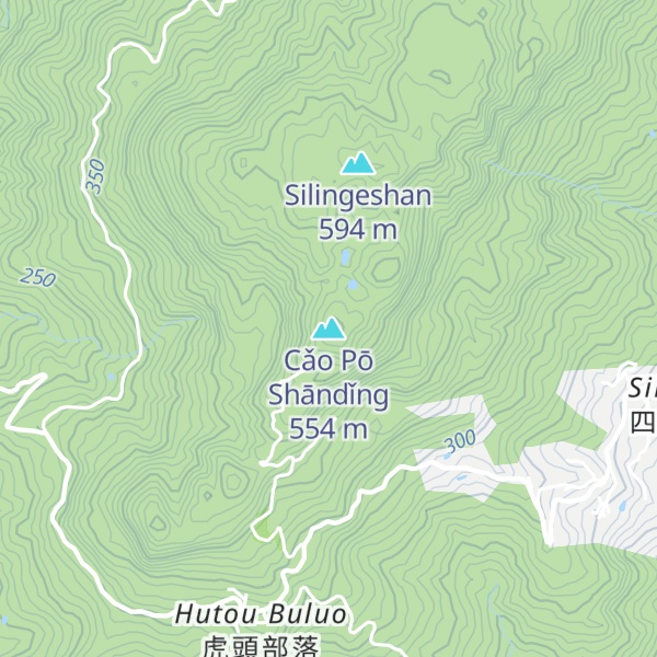 Map of Cǎo Pō Shāndǐng