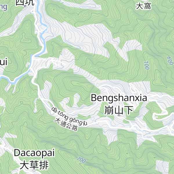 Map of Baierfentushan