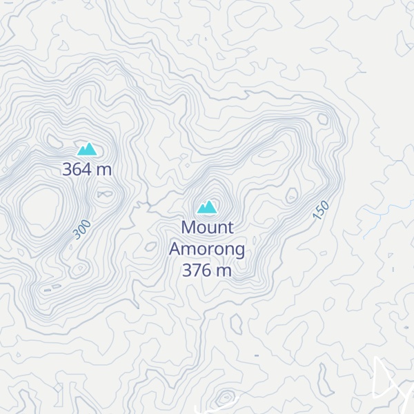 Map of Mount Amorong