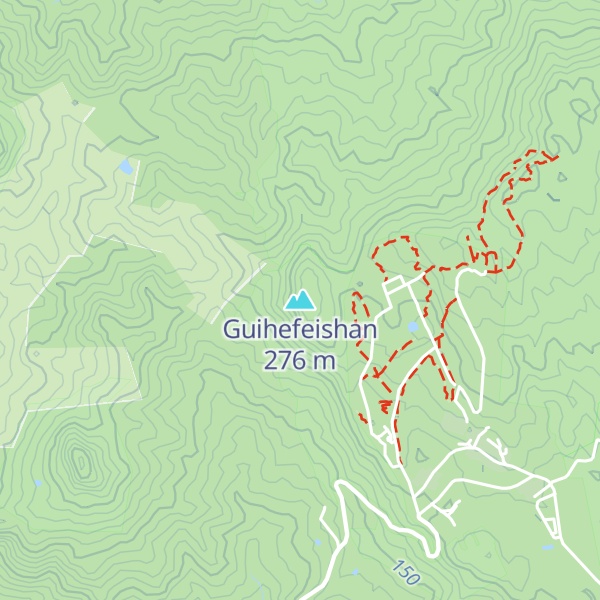 Map of Guihefeishan
