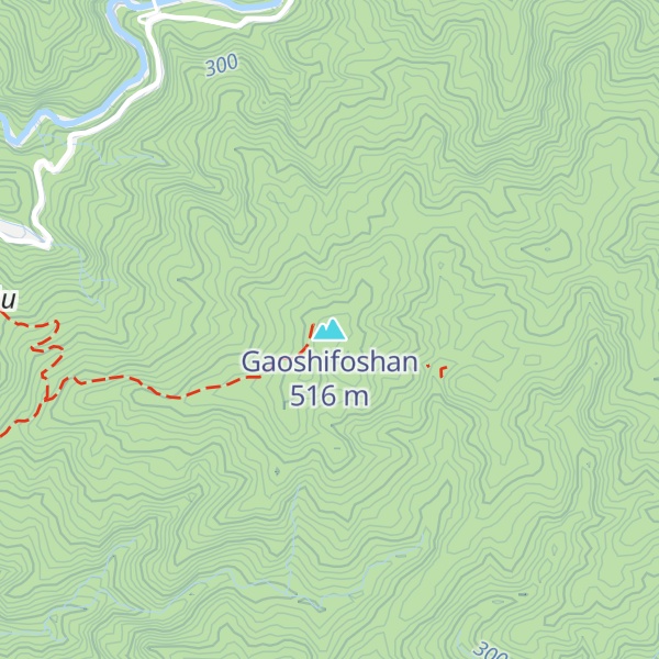 Map of Gaoshifoshan