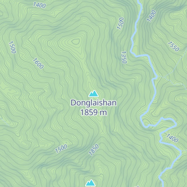 Map of Donglaishan