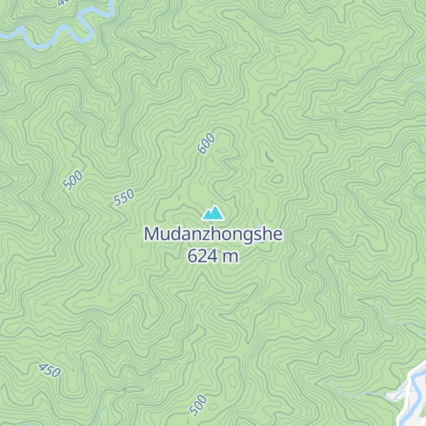 Map of Mudanzhongshe