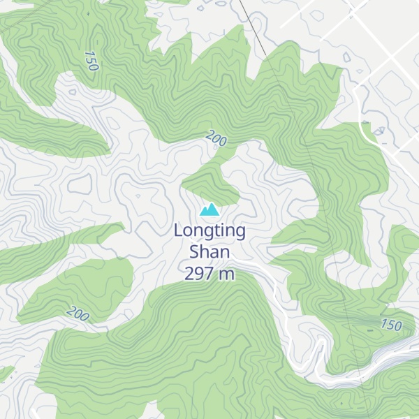 Map of Longting Shan