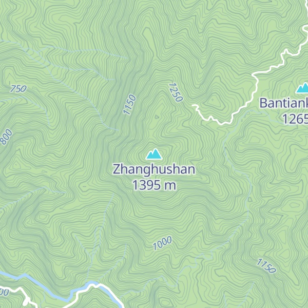 Map of Zhanghushan