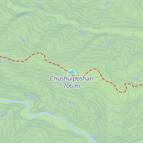Map of Chushuiposhan