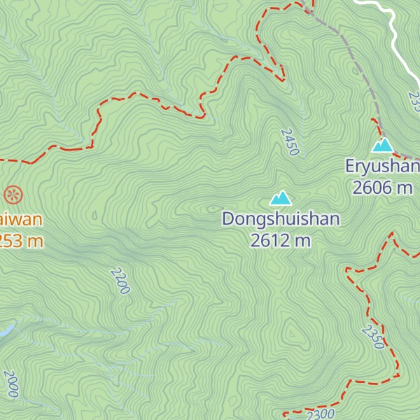 Map of Dōng Shuǐ Shānxī Fēng