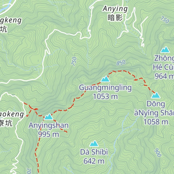Map of ÀNyǐng Shāndōng Běifēng
