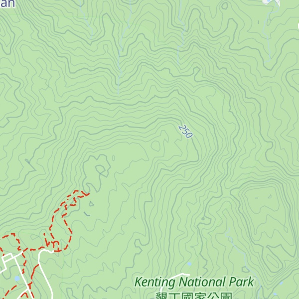 Map of Gangkou Shan