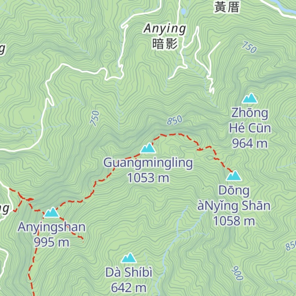 Map of Guangmingling
