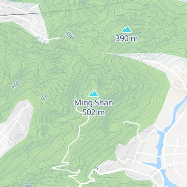 Map of Ming Shan