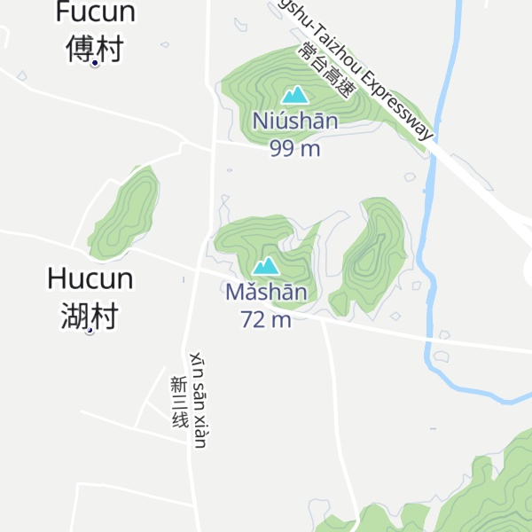 Map of Mǎshān